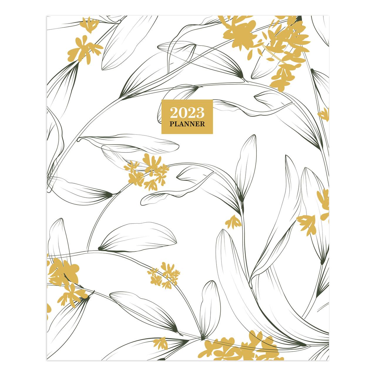 TF Publishing 2023 Simple Goldenrod Large Monthly Planner